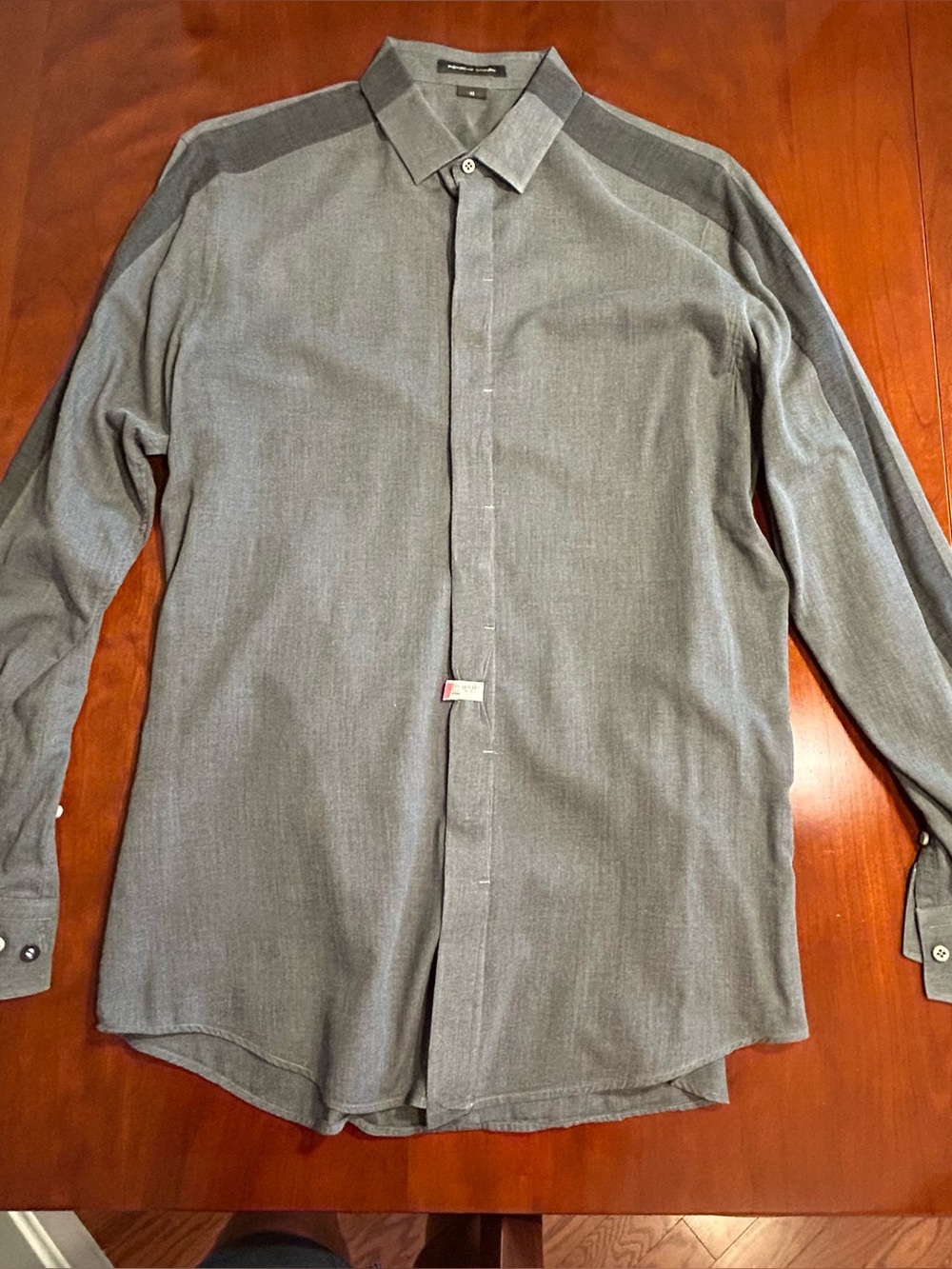 Porsche Design Men's Gray Button-Up Shirt